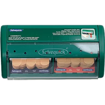 Söhngen dispensador de tiritas 1009070, 120 tiritas, sistema Quick-CD, para pared, azul
