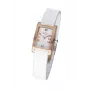 SOL WATCH WOMAN 10011/3 23mm cuarzo analógico caja de acero inoxidable correa de piel esfera blanca correa negra
