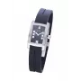SOL Woman 10011/4 reloj de cuarzo analógico 23mm caja de acero inoxidable correa de piel negra