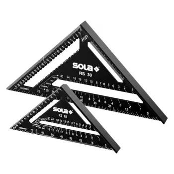 SOLA Escuadra 30cm RS 30 Escuadra de tope