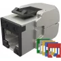 SOLARIX keystone jack Cat.5E STP sin herramientas, RJ45, blanco