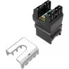 SOLARIX Cat.6 UTP RJ45 Keystone Jack sin herramientas, negro