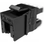 SOLARIX Cat.6 UTP RJ45 Keystone Jack sin herramientas, negro