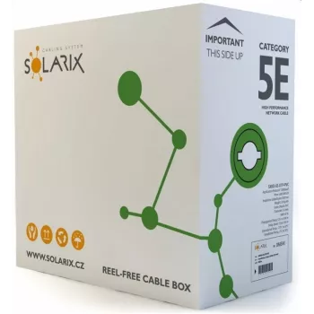 Solarix cable de instalación CAT5e UTP PVC 305 m caja SXKD-5E-UTP-PVC