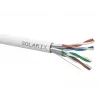 Cable de instalación SOLARIX SXKD-6A-FFTP-LSOH Cat.6A F/FTP, LSOH, Dca-s2,d2,a1, 500m bobina de madera, gris