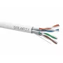 Cable de instalación SOLARIX SXKD-6A-FFTP-LSOH Cat.6A F/FTP, LSOH, Dca-s2,d2,a1, 500m bobina de madera, gris