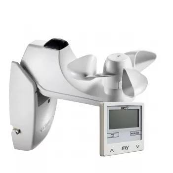 Somfy 1818317 Soliris Smoove Uno Pure White Kit con Sensor de Viento/Sol sin Marco