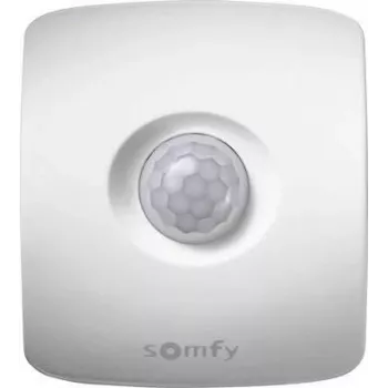 Somfy 2401361 Detector de movimiento por infrarrojos inalámbrico para interior, blanco