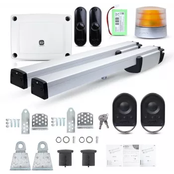 Somfy Ixengo L 3S+ IO Comfort Pack para puertas de doble hoja de 8 m