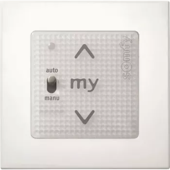 Somfy Smoove Uno A/M io Pure interruptor de pared 1811404 (sin marco)