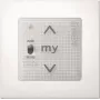 Somfy Smoove Uno A/M io Pure interruptor de pared 1811404 (sin marco)