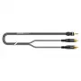 Cable de audio simétrico SC-Onyx 0,25 mm² Sommer Cable 1 m negro