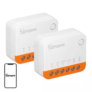 SONOFF MINIR4 (Extreme) interruptor, pack de 2