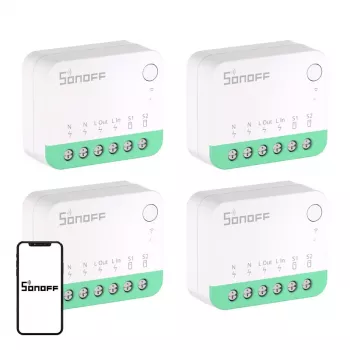 SONOFF MINIR4M (Extreme) interruptor Matter, pack de 4