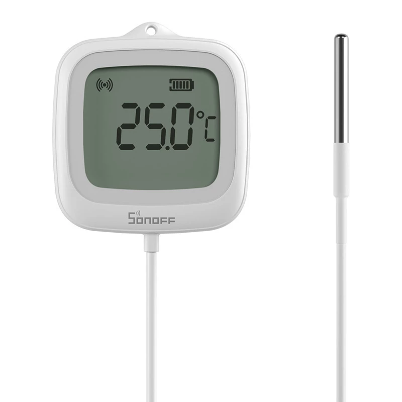 Sonoff SNZB-02LD sensor de temperatura LCD Zigbee 3.0 con sonda externa