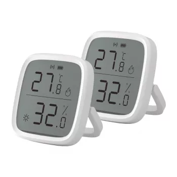SONOFF ZigBee SNZB-02D sensor de temperatura y humedad, pack de 2