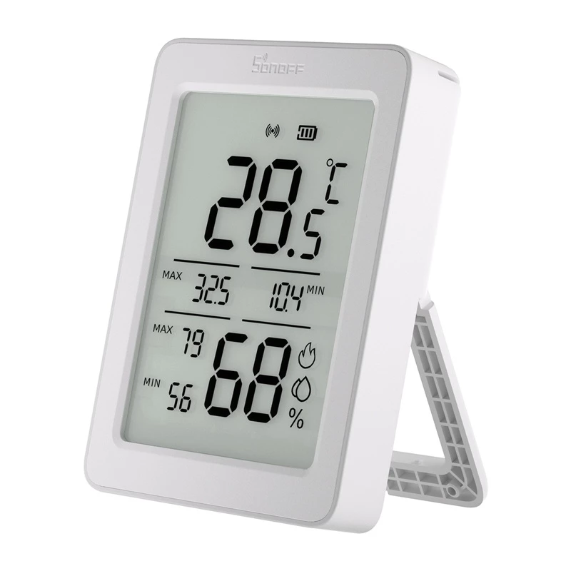 SONOFF ZigBee SNZB-02DR2 sensor de temperatura y humedad, pack de 2