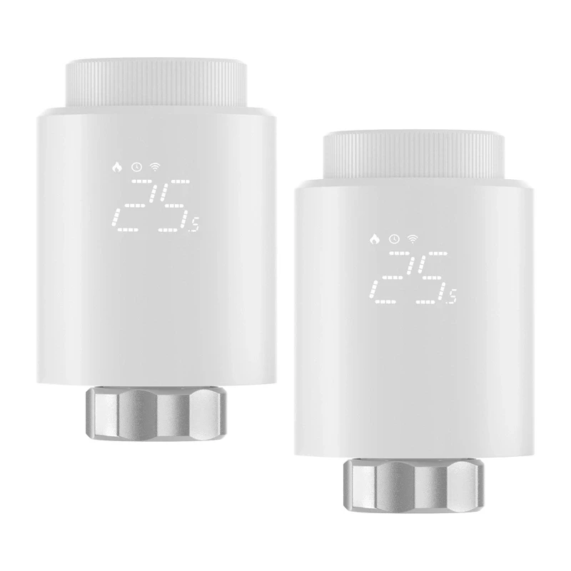 Cabezal termostático SONOFF ZigBee TRVZB, pack de 2