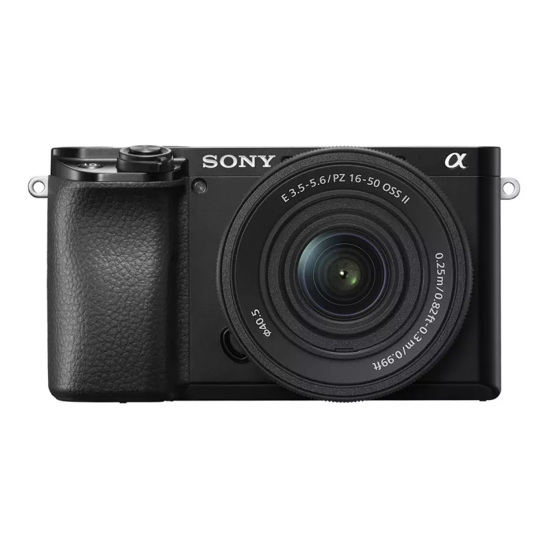 Sony Alpha 6100A ILCE6100AKB.CEC Cámara sin espejo con objetivo E PZ 16–50mm OSS II, Negro