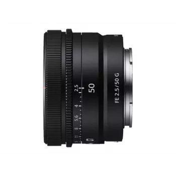 Sony FE 50mm f/2.5 G objetivo