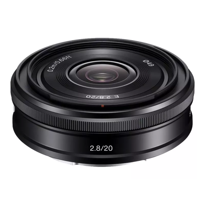 Sony SEL20F28B.SYX E-Mount 20mm f/2.8 focal fija (negro)