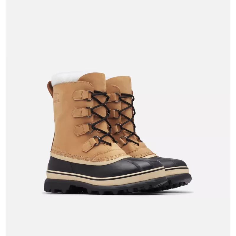 SOREL Caribou botas hombre impermeables aisladas de nieve invierno negras marrones
