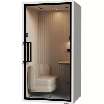 SOUNDBOX INC ARTPod+ SM Cabina de insonorización para una persona, Blanco