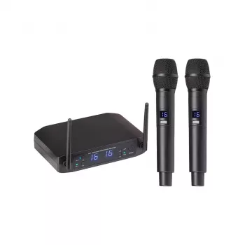 Sistema de micrófono inalámbrico UHF Soundsation WF-U216HH 520-550MHz
