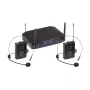 Sistema de micrófonos inalámbricos UHF de doble canal Soundsation WF-U216PP 520-550MHz