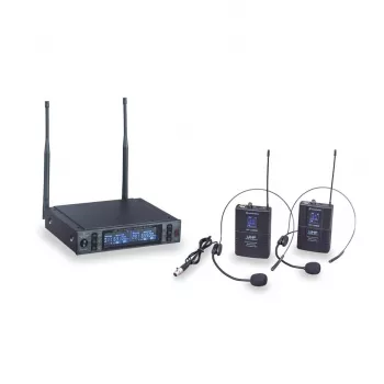 Soundsation WF-U2302PP Sistema de micrófono inalámbrico UHF de doble canal