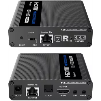Spacetronik Kit extensor HDMI over IP 4K 120m Cascade SPH-676C