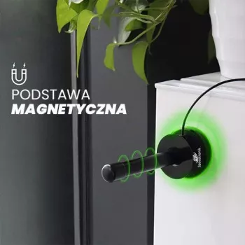 Spacetronik Hook Antena magnética TV DVB-T2 con amplificador de 28 dBi y cable de 3 m