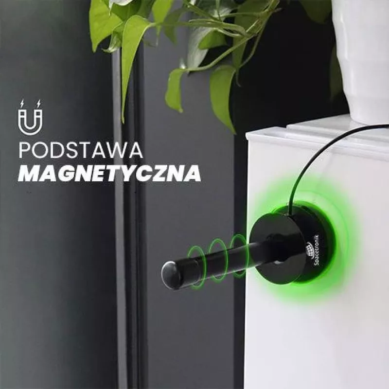 Spacetronik Hook Antena magnética TV DVB-T2 con amplificador de 28 dBi y cable de 3 m