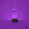 Spacetronik Locus Antena DVB-T2 de interior con amplificador de 45 dB y fuente de alimentación