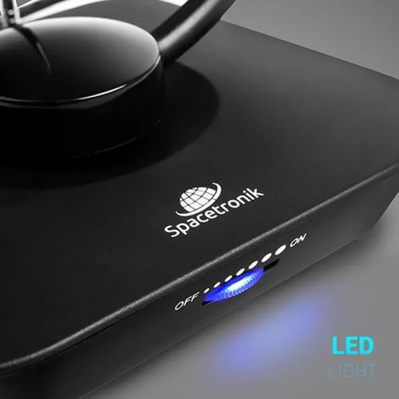 Spacetronik Locus Antena DVB-T2 de interior con amplificador de 45 dB y fuente de alimentación