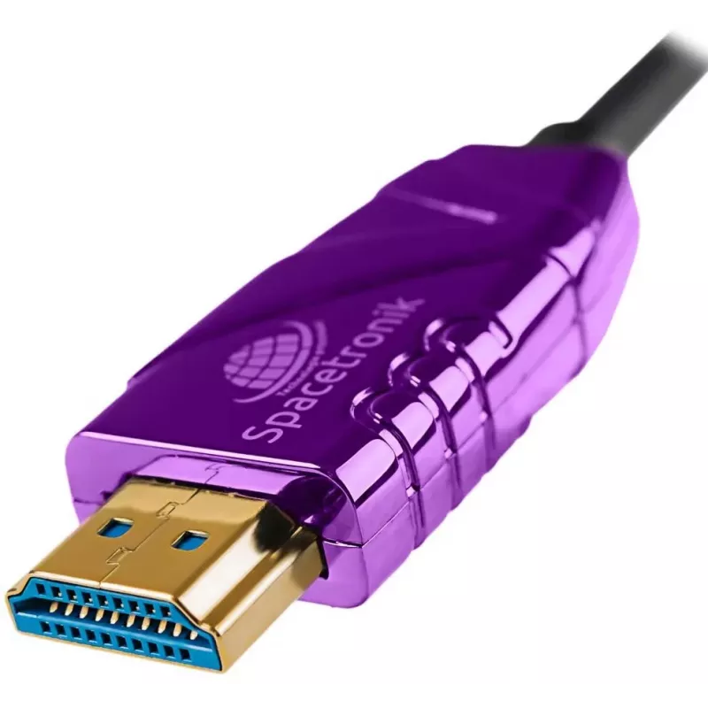 Spacetronik SH-OX400 Cable óptico activo HDMI 2.0b 40m Black