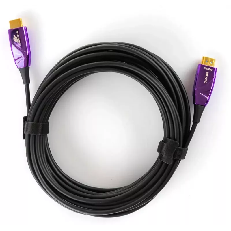 Spacetronik SH-OX400 Cable óptico activo HDMI 2.0b 40m Black