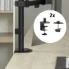Spacetronik SPA-112 Soporte de mesa para 1 monitor 17-32 pulgadas Negro