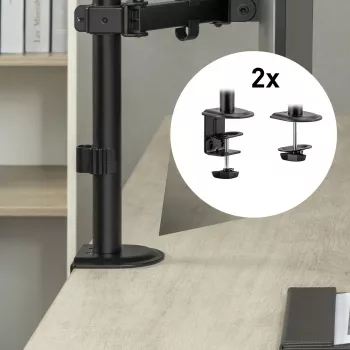 Spacetronik SPA-112 Soporte de mesa para 1 monitor 17-32 pulgadas Negro