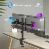 Soporte de mesa Spacetronik SPA-120 para 2 monitores