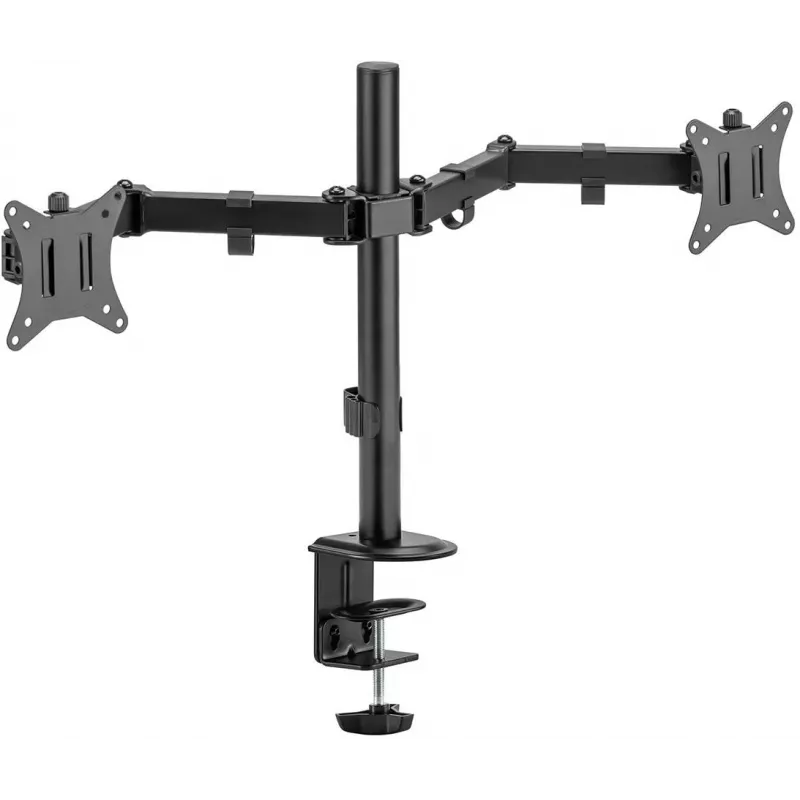 Soporte de mesa Spacetronik SPA-120 para 2 monitores