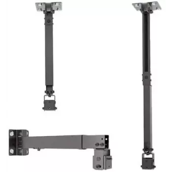 Soporte universal para proyector Spacetronik SPA-P01B 2 en 1 techo/pared, 15 kg, acero, negro