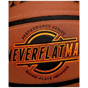 Spalding Neverflat Max Balón de baloncesto indoor/outdoor, marrón