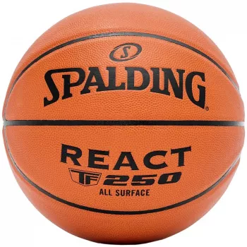 Spalding React TF-250 Balón de baloncesto talla 5 marrón 76803Z