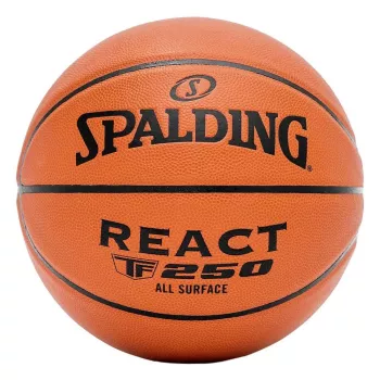 Spalding React TF-250 Balón de baloncesto, talla 7