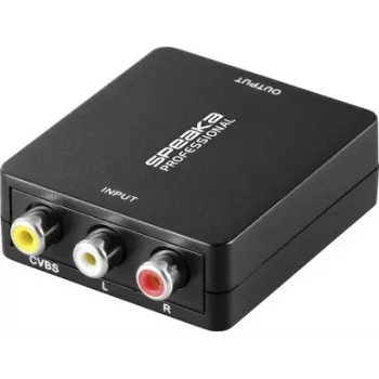 SpeaKa Professional Convertidor AV RCA/Cinch a HDMI 1080p SP-12170984