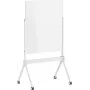 SpeaKa Professional pizarra magnética de vidrio SP-MMW-001 904 x 1103 mm blanca con bandeja y imanes sobre soporte con ruedas SP-13324624