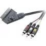 SpeaKa Professional Cable SCART a 3x RCA Composite AV 2 m negro SP-7869848