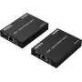 SpeaKa Professional SP-HDE-350 Extensor KVM HDMI sobre cable de red RJ45 con soporte de teclado y ratón, 120 m, Full HD 1080p SP-12774724