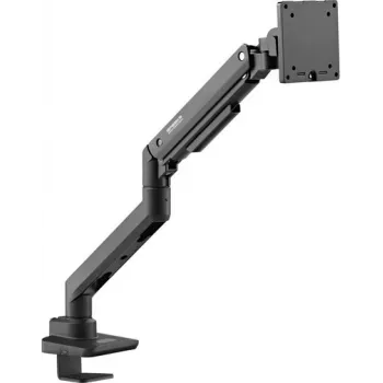 SpeaKa Professional SP-MM-970 Soporte de mesa para monitor individual para pantallas de 17-49 pulgadas, altura ajustable con gas, inclinación, giro, rotación, VESA 75/100, negro SP-12355456